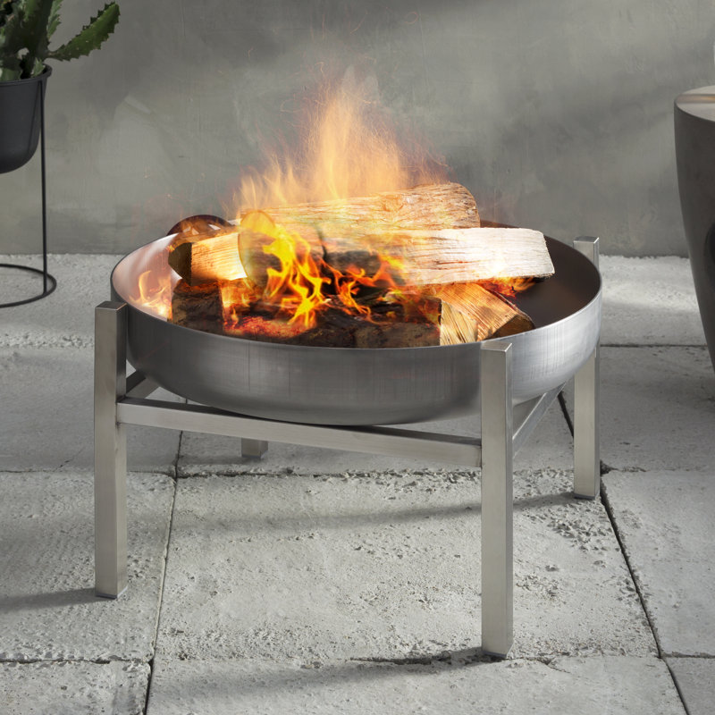 Curonian Parnidis Stainless Steel Wood Burning Fire Pit & Reviews Wayfair